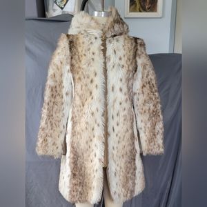 Vintage Tissavel faux fur coat